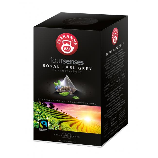 Čaj TEEKANNE FOURSENSES Royal Earl Grey Fairtrade HB 20 x 2,25g