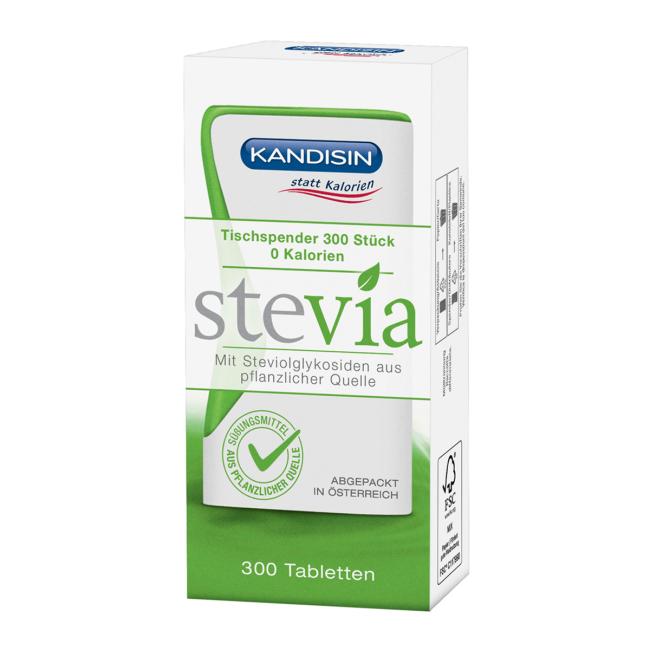 Sladidlo Stevia Kandisin tablety 300 tabliet