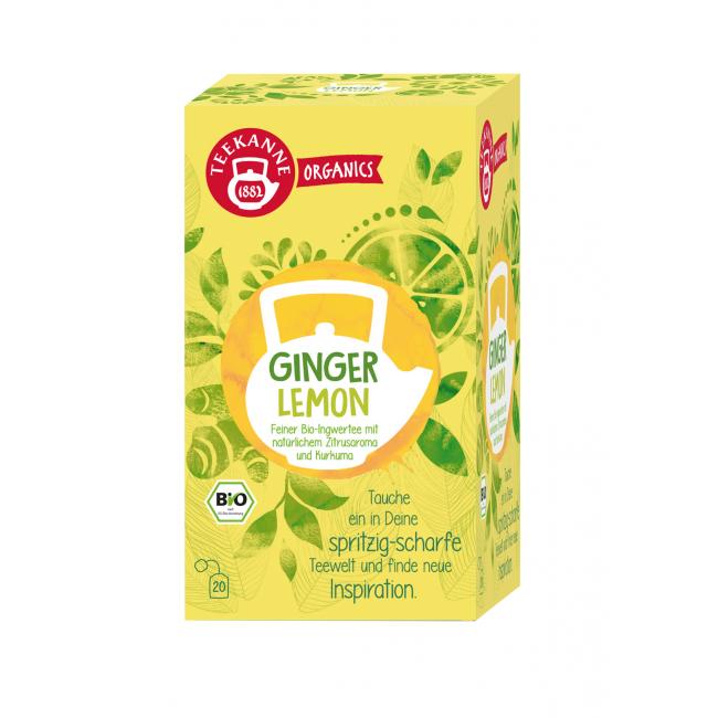 Čaj TEEKANNE Bio Organics Ginger Lemon HB 36g