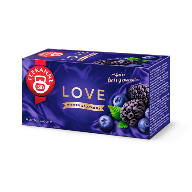 Čaj Teekanne Love Blueberry & Blackberry HB 20 x 2,25g