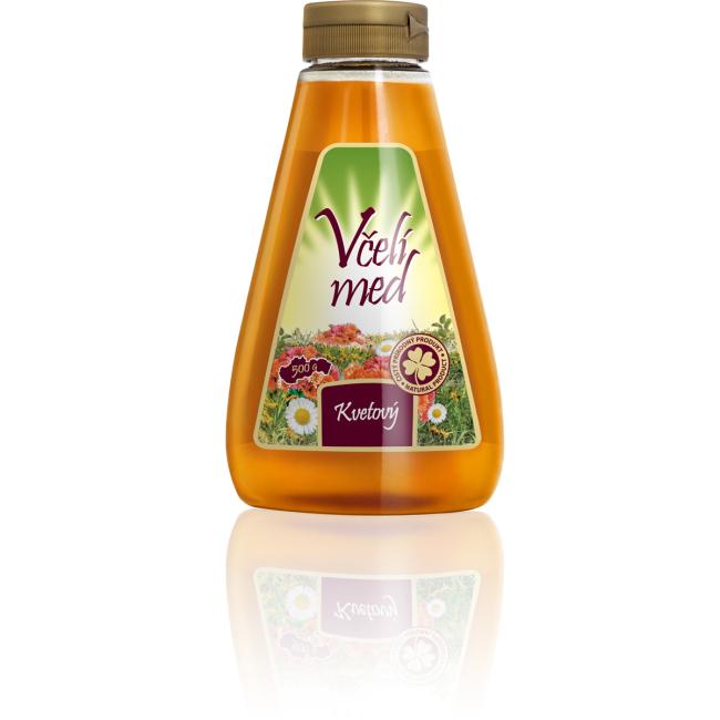 Med včelí MEDAS kvetový s dávkovačom 500g