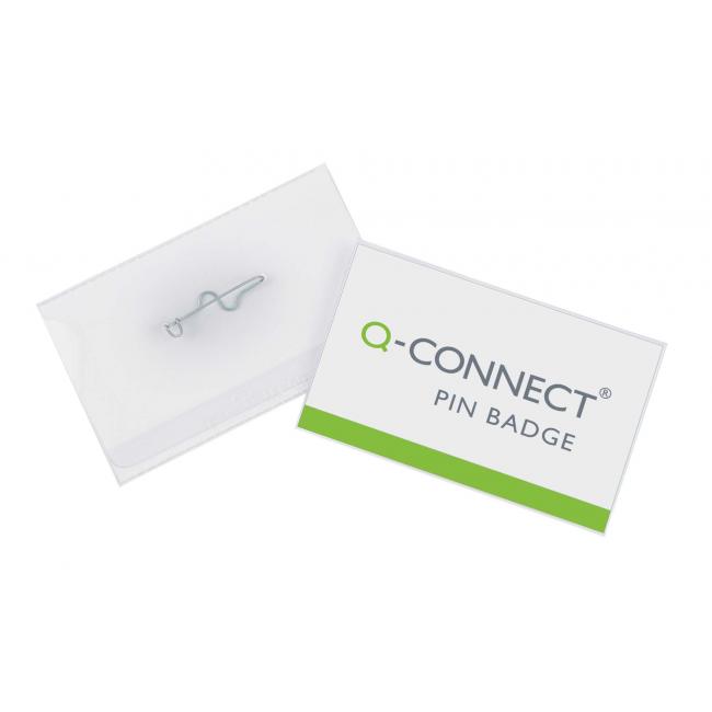 Visačka so špendlíkom 90x54mm Q-Connect, 50 ks