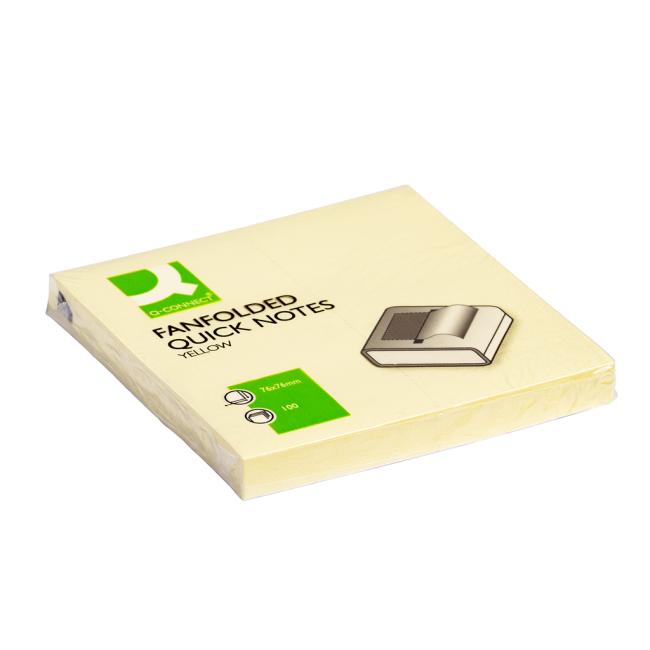 Samolepiaci Z-bloček Q-CONNECT 75 x 75 mm 100 listov