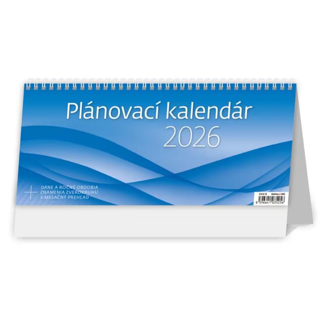 Stolový kalendár stĺpcový 30,1x13,5 cm - Plánovací OFFICE 2026