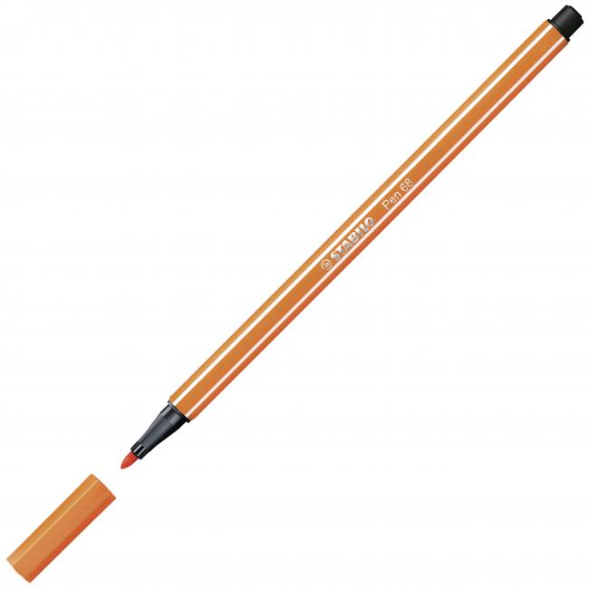 Popisovač STABILO Pen 68 rumelka svetlá