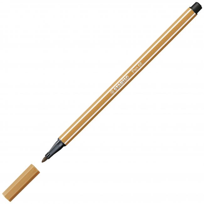 Popisovač STABILO Pen 68 tmavo okrový