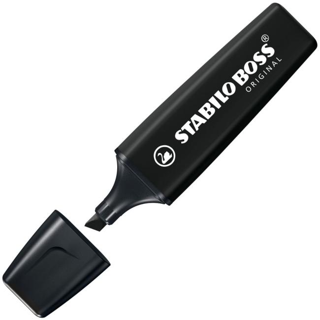 Zvýrazňovač STABILO BOSS ORIGINAL čierny