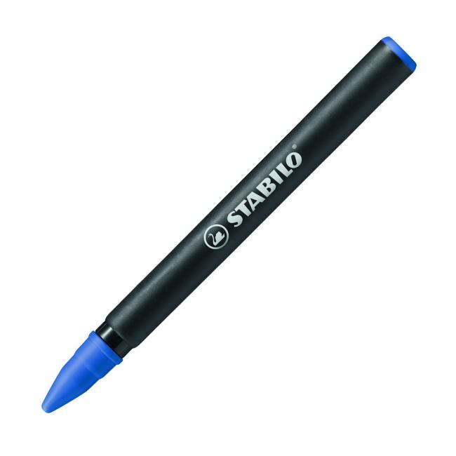 Náhradná náplň do rollera Stabilo Easy original medium modrá, 3 ks