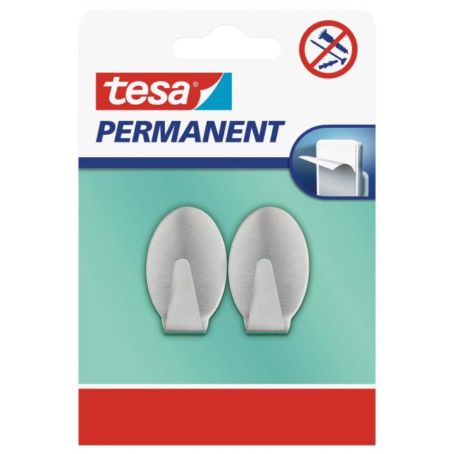 Permanentné háčiky Tesa nerezové 2ks