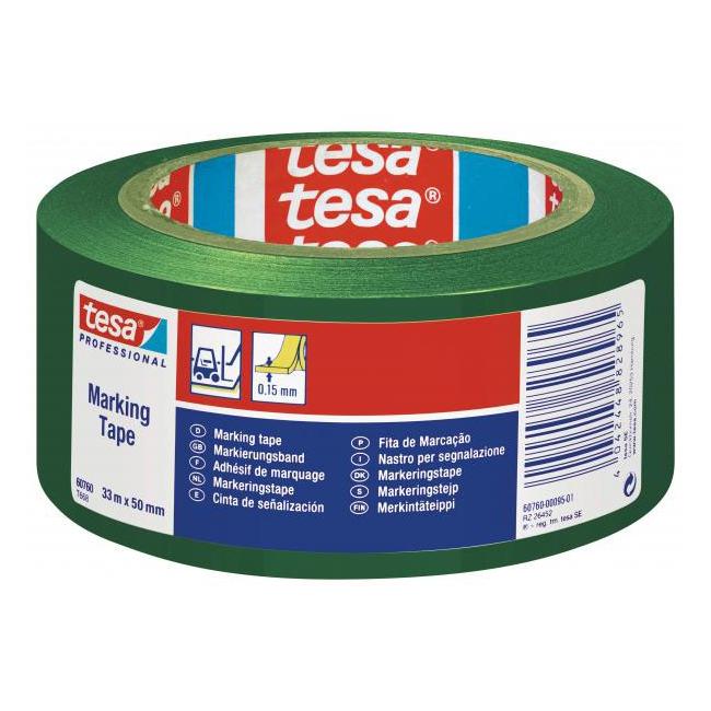 Vyznačovacia páska lepiaca TESA 50mmx33m zelená