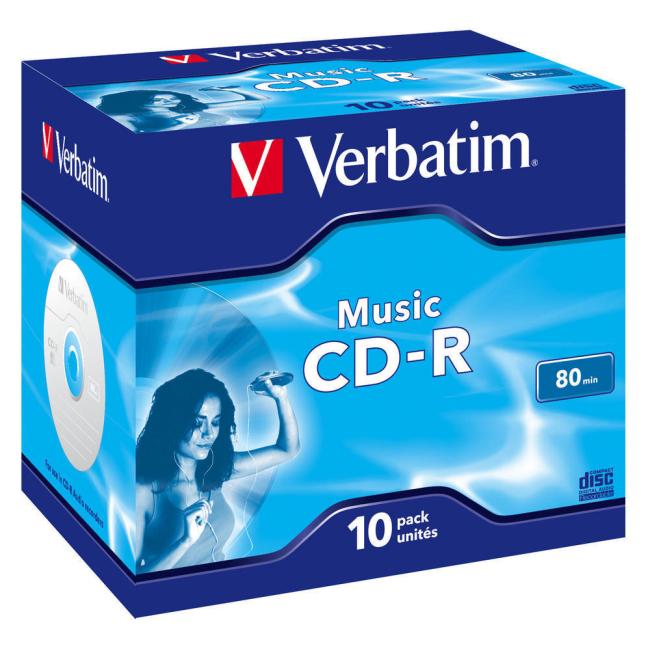 Verbatim CD-R Audio music 80 min. klasický obal