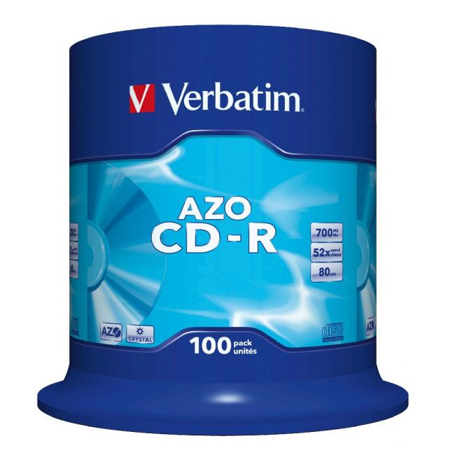 Verbatim CD-R 700 MB cake 100 ks