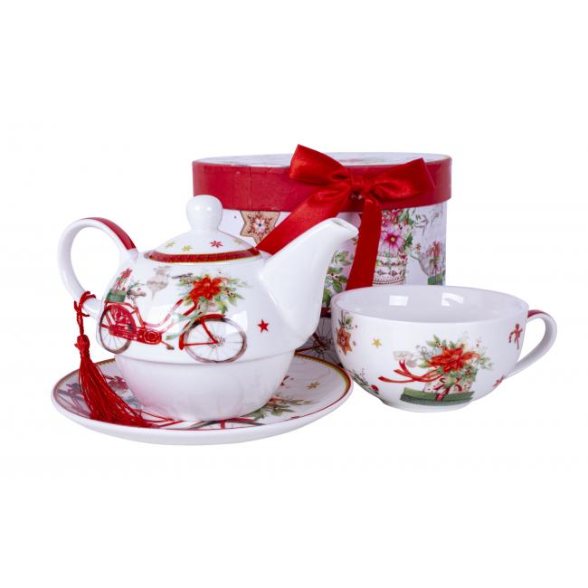 Vianočný čajník v darčekovom balení