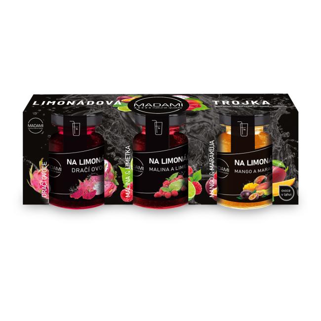 MADAMI Limonádová trojka ovocia 3 x 60g