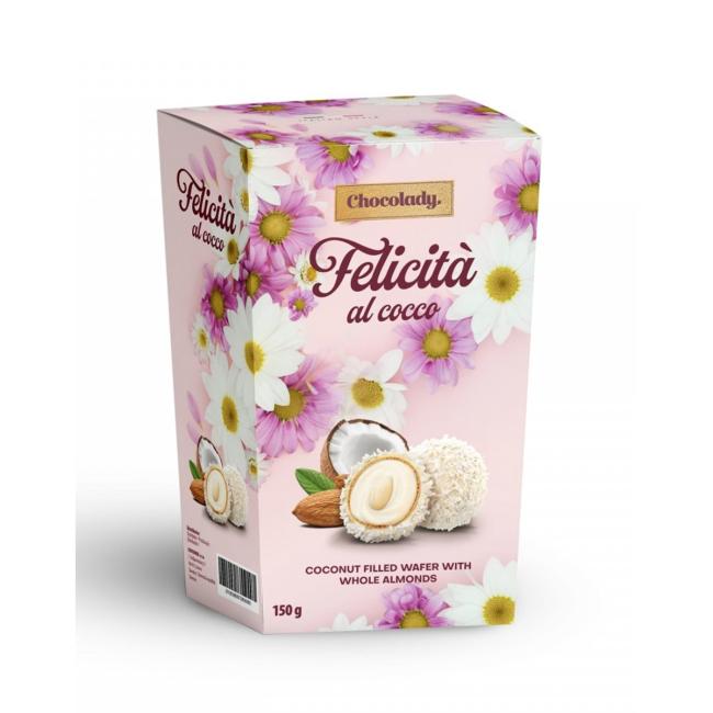 Chocolady FELICITA kokos mandľa 150g