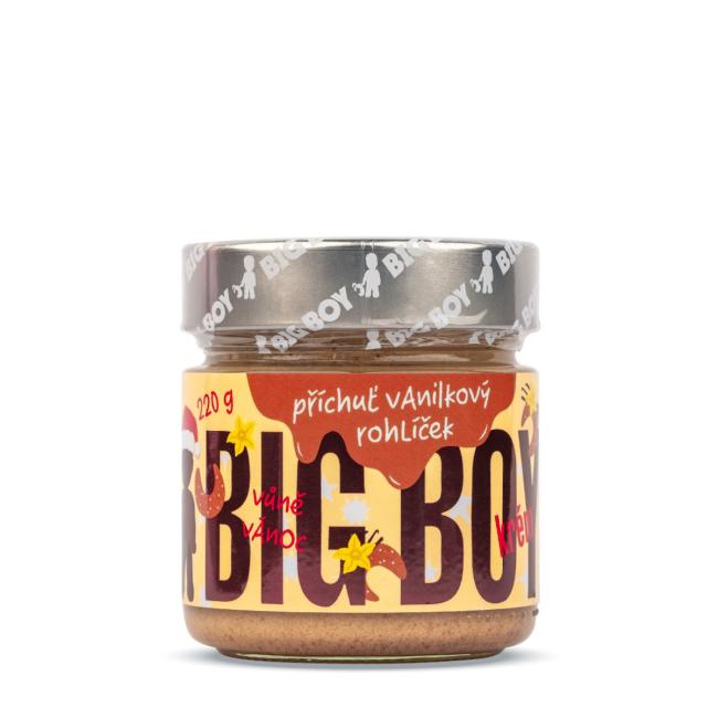 BIG BOY Vanilkový rožtek - Orieškový krém s príchuťou vanilkového rožtek 220g