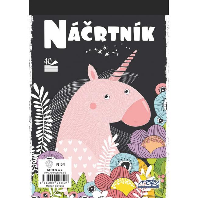 Náčrtník N54 A5 40 listov