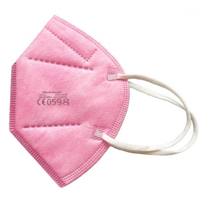 Respirátor jednorazový 2-vrstvový FFP2 NR RUŽOVÝ CE0598 (5ks)