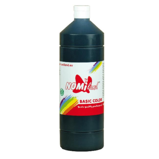 Temperová farba Nomiland BasicColor čierna 1000ml
