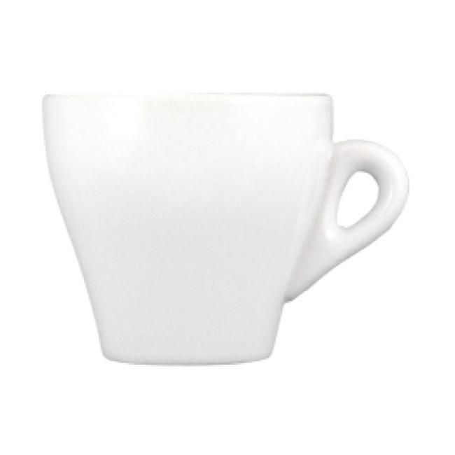 Šálka ristretto HOTEL 90 ml, biela 12ks