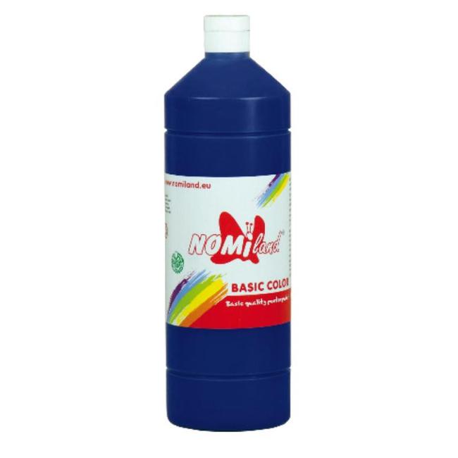 Temperová farba Nomiland BasicColor tmavomodrá 1000ml