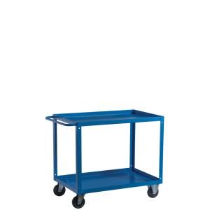 Priemyselný montážny vozík, 2-policový, v.84 x š.92 x h.60cm, modrá
