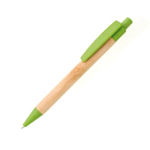 Bamusové pero BORGO STRAW svetlo zelené