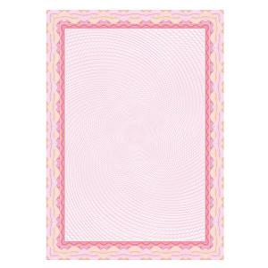 Certifikačný papier APLI A4 bledoružový, 115 g, 25 hárkov