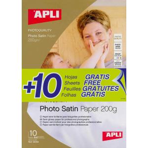 Fotopapier APLI Satin 200g A4 /20
