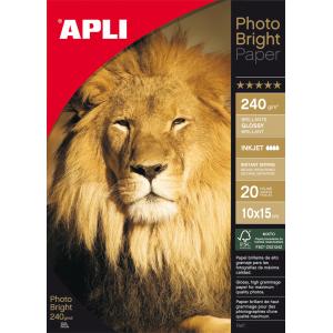 Fotopapier APLI Bright PRO 240g 10x15cm /20