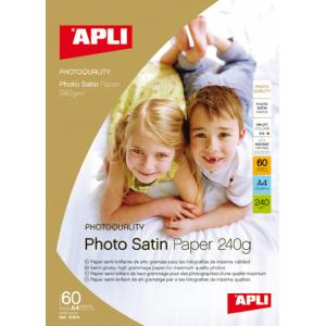 Fotopapier APLI satin 240g 25hár