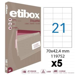 Etikety ETIBOX 70x42,4 100h.