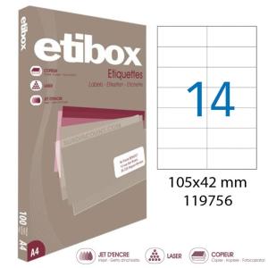 Etikety ETIBOX 105x42,4 100h.