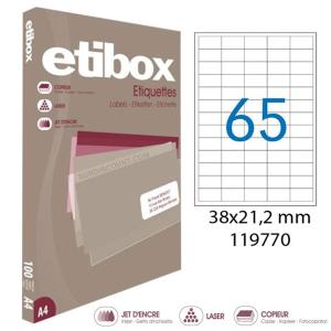 Etikety ETIBOX 38x21,2  100h.