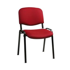 Rokovacia stolička Taurus TN červená D3 - kostra čierna, NK:AN107009
