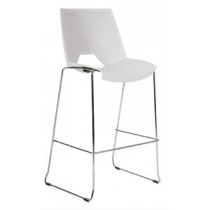 Barová stolička STRIKE 2130, biela