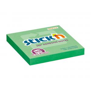Samolepiaci bloček 360° 76x76mm zelený