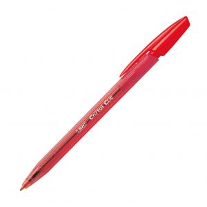 Guľôčkové pero BIC Cristal Clic červené