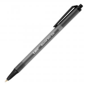 Guľôčkové pero BIC Round Stic Clic čierne