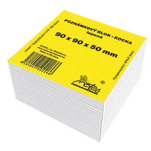 Blok kocka lepená 90x90x45 mm biela
