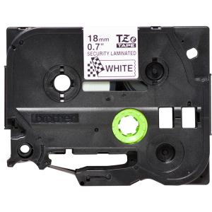 Bezpečnostná páska Brother TZe-SE4 18mm biela/čierna