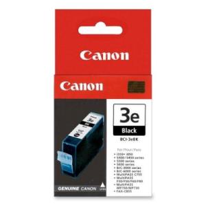 Atramentová náplň Canon BCI-3eBk pre BJC 3000/6000/S400/600/Pixma iP 3000/4000 black (500 str.)