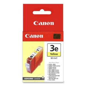 Atramentová náplň Canon BCI-3eY pre BJC 3000/6000/S400/500/600/i550/i850 yellow (390 str.)