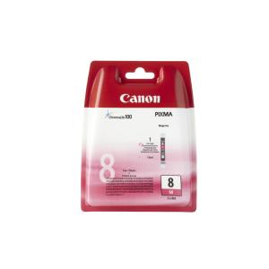 Atramentová náplň Canon CLI-8M pre Pixma iP4200/5300/ MP500/530/600/610/800 magenta (400 str.)