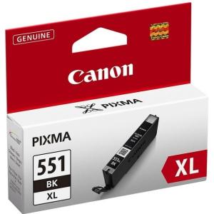 Atramentová náplň Canon CLI-551 BK pre MG 5450/6350/iP7250 black XL (500 str.)