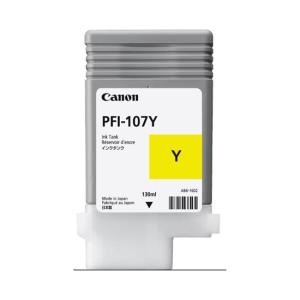 Atramentová náplň Canon PFI-107Y pre iPF 670/680/685/780/785 yellow (130 ml)