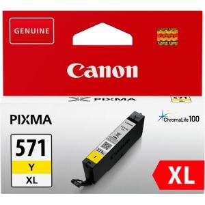 Atramentová náplň Canon CLI-571Y pre MG 5750/5751/6850/6851/7750/7751 yellow (7 ml)