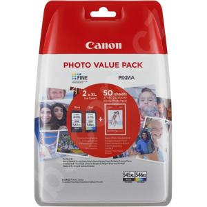 Atramentová náplň Canon PG-545XL black + CL-546 XL color multipack pre MG2450+ GP501 10x15