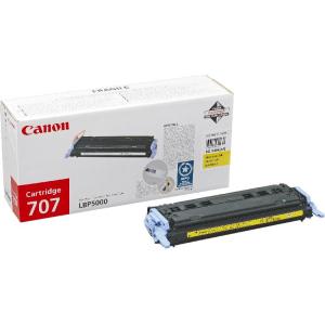 Toner Canon CRG-707 pre LBP 5000/5100 yellow (2.000 str.)