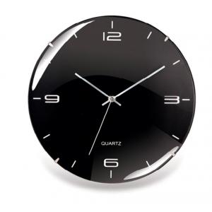 Nástenné hodiny Eleganta 29cm čierne